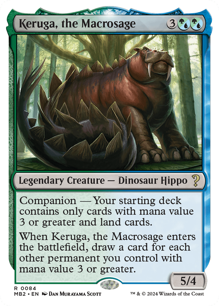 Keruga, the Macrosage (White Border) [Mystery Booster 2] | The Gaming-Verse