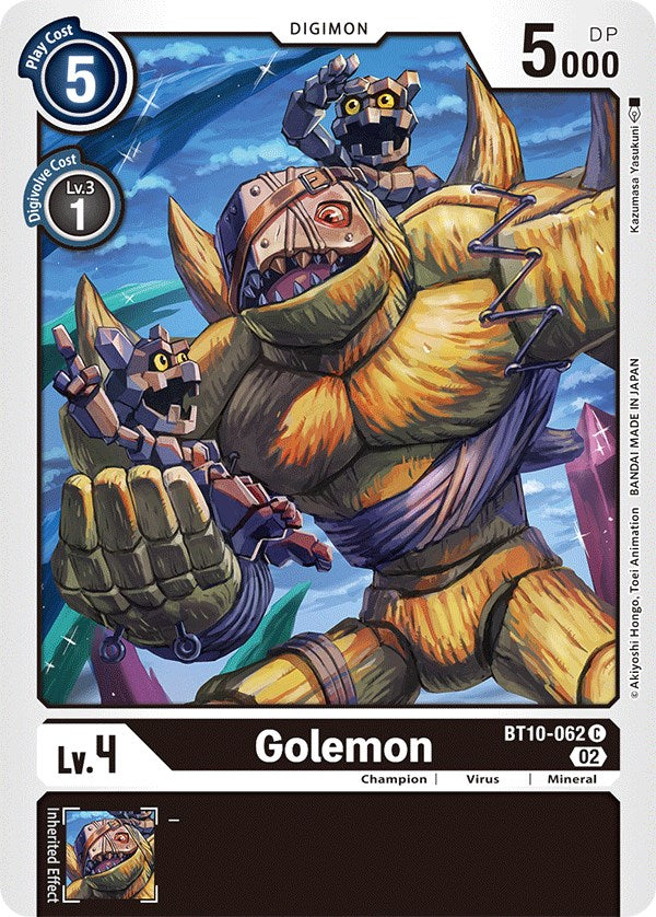 Golemon [BT10-062] [Xros Encounter] | The Gaming-Verse