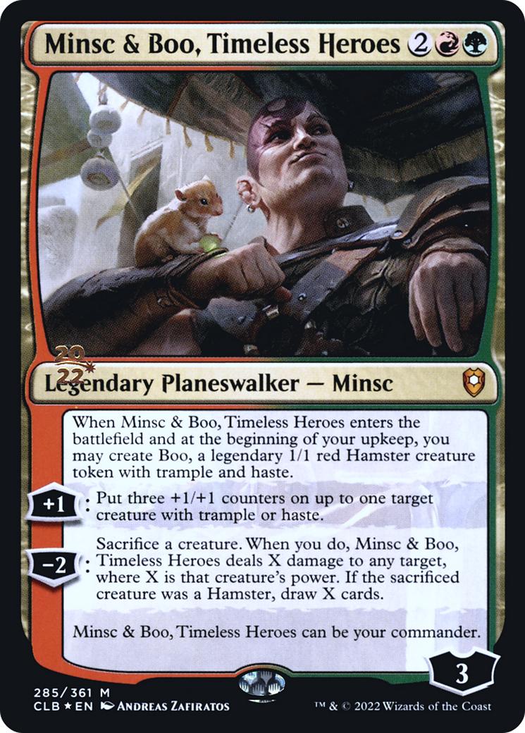 Minsc & Boo, Timeless Heroes (Promo Pack) [The Lost Caverns of Ixalan Promos] | The Gaming-Verse