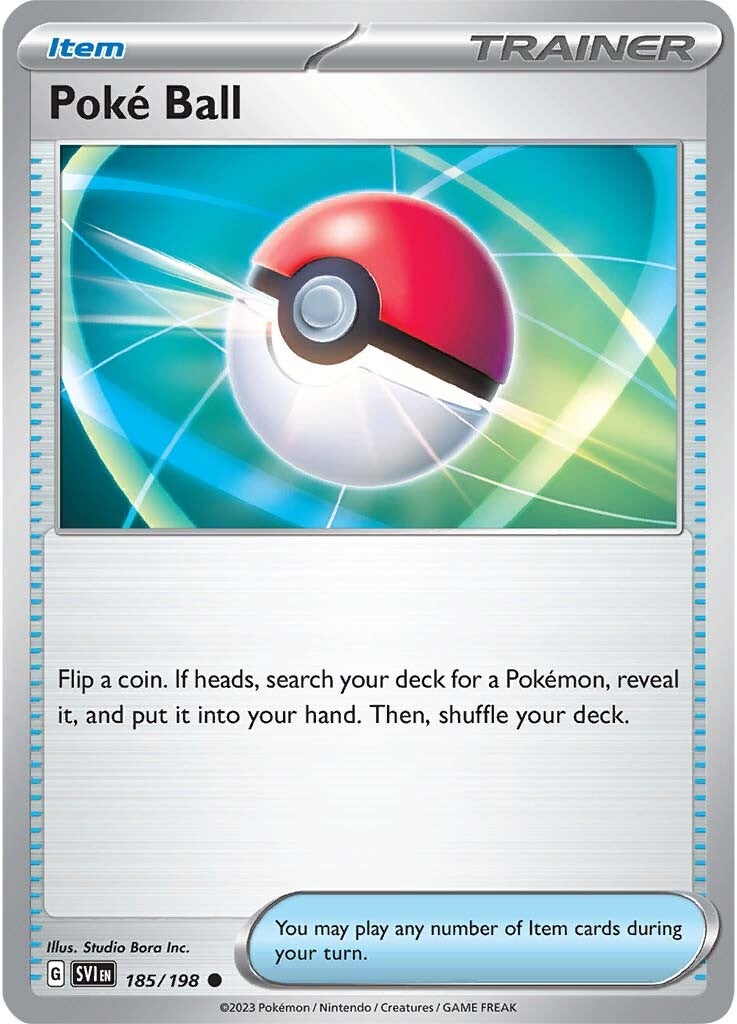 Poke Ball (185/198) [Scarlet & Violet: Base Set] | The Gaming-Verse