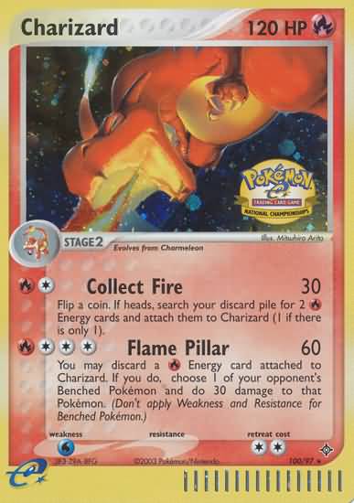 Charizard (100/97) (National Championship 2004) [League & Championship Cards] | The Gaming-Verse