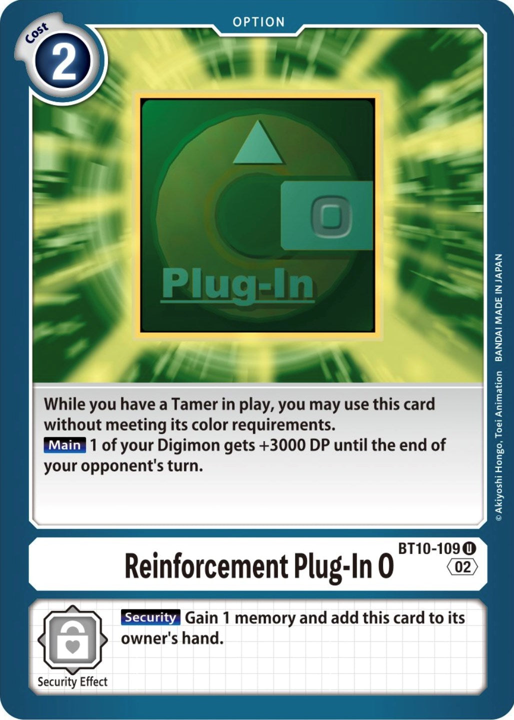 Reinforcement Plug-In 0 [BT10-109] [Xros Encounter] | The Gaming-Verse