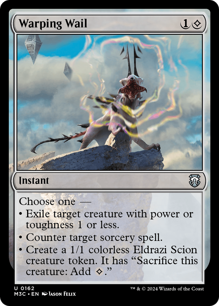 Warping Wail (Ripple Foil) [Modern Horizons 3 Commander] | The Gaming-Verse