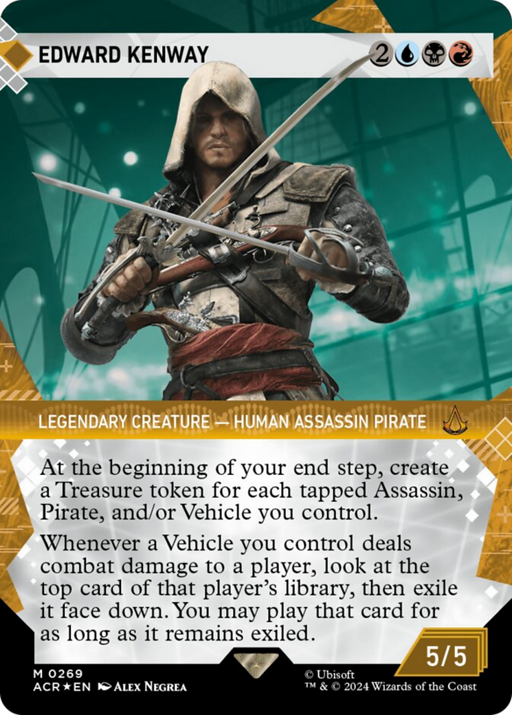 Edward Kenway (Showcase) (Textured Foil) [Assassin's Creed] | The Gaming-Verse