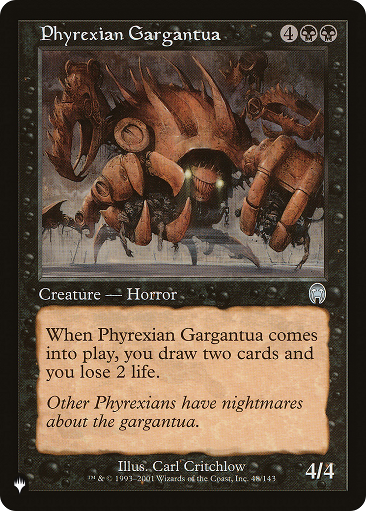 Phyrexian Gargantua [The List Reprints] | The Gaming-Verse