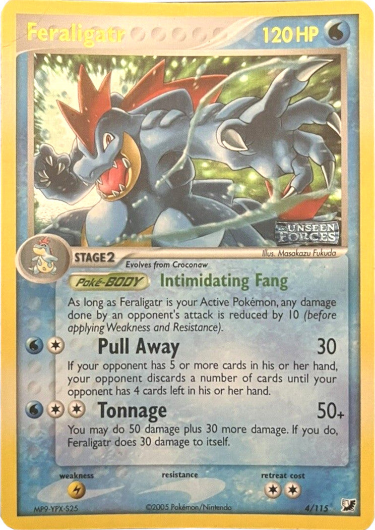 Feraligatr (4/115) (Stamped) [EX: Unseen Forces] | The Gaming-Verse