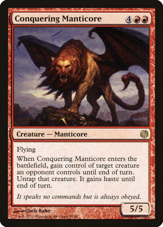 Conquering Manticore [Duel Decks: Heroes vs. Monsters] | The Gaming-Verse