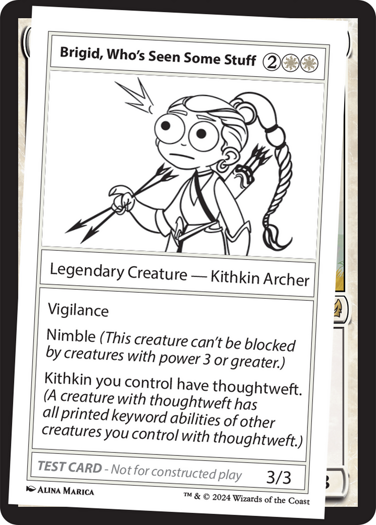 Brigid, Who's Seen Some Stuff [Mystery Booster 2 Playtest Cards] | The Gaming-Verse