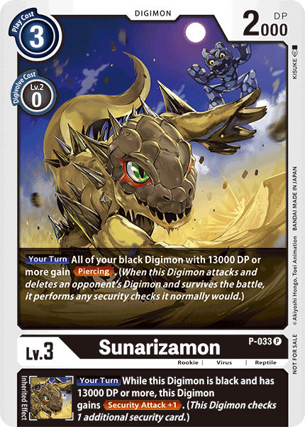 Sunarizamon [P-033] [Promotional Cards] | The Gaming-Verse