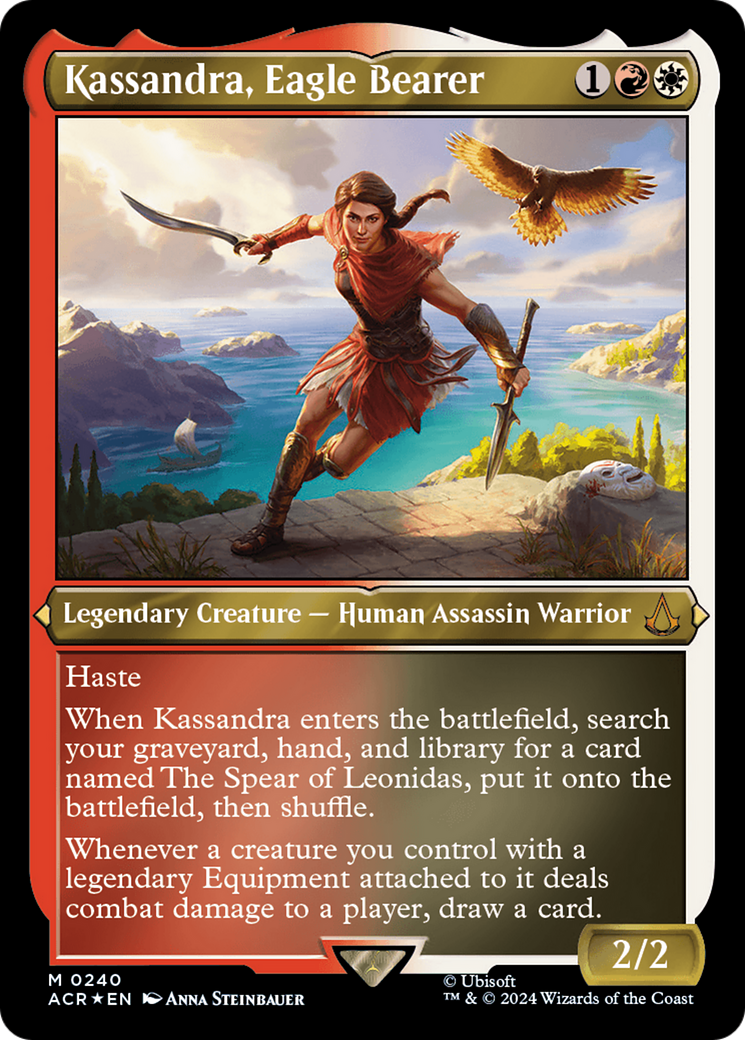 Kassandra, Eagle Bearer (Foil Etched) [Assassin's Creed] | The Gaming-Verse