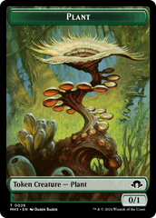 Zombie // Plant Double-Sided Token [Modern Horizons 3 Tokens] | The Gaming-Verse