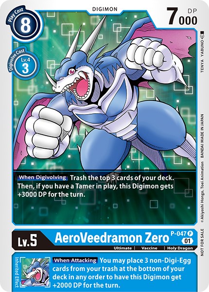 AeroVeedramon Zero [P-047] [Promotional Cards] | The Gaming-Verse