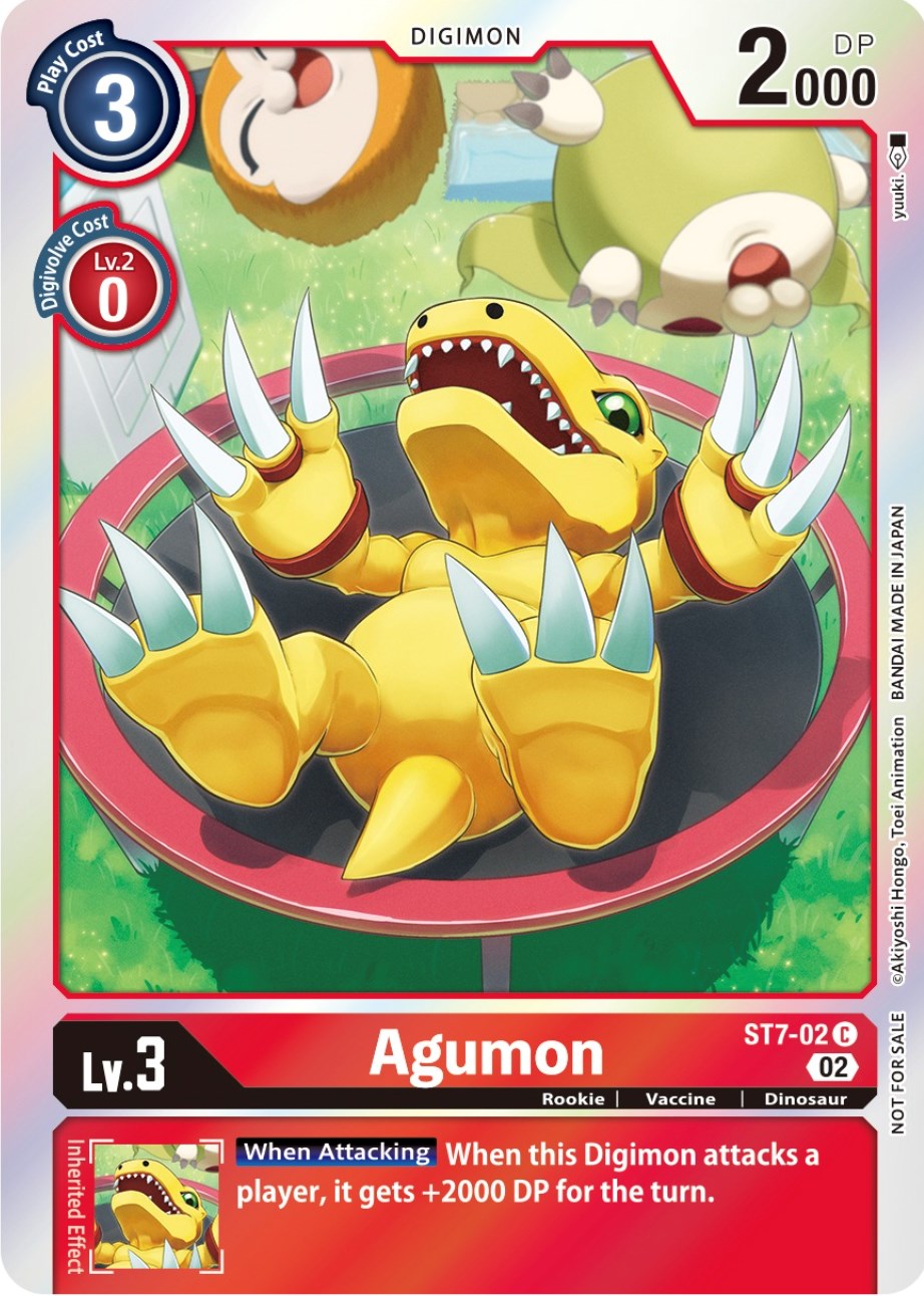 Agumon [ST7-02] (Official Tournament Pack Vol.8) [Starter Deck: Gallantmon Promos] | The Gaming-Verse