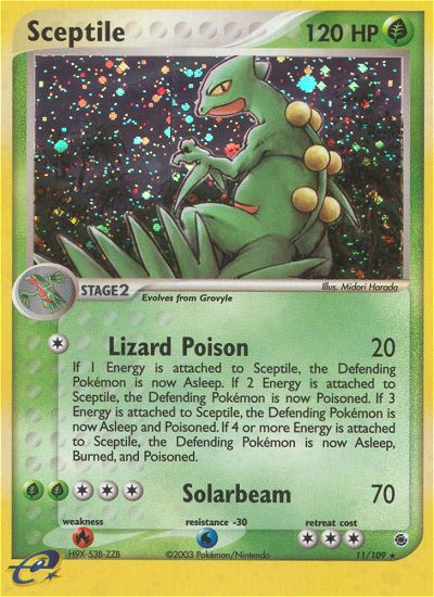 Sceptile (11/109) [EX: Ruby & Sapphire] | The Gaming-Verse