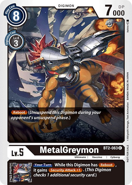 MetalGreymon [BT2-063] (Official Tournament Pack Vol.3) [Release Special Booster Promos] | The Gaming-Verse