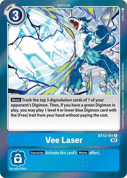 Vee Laser [BT12-101] [Across Time] | The Gaming-Verse