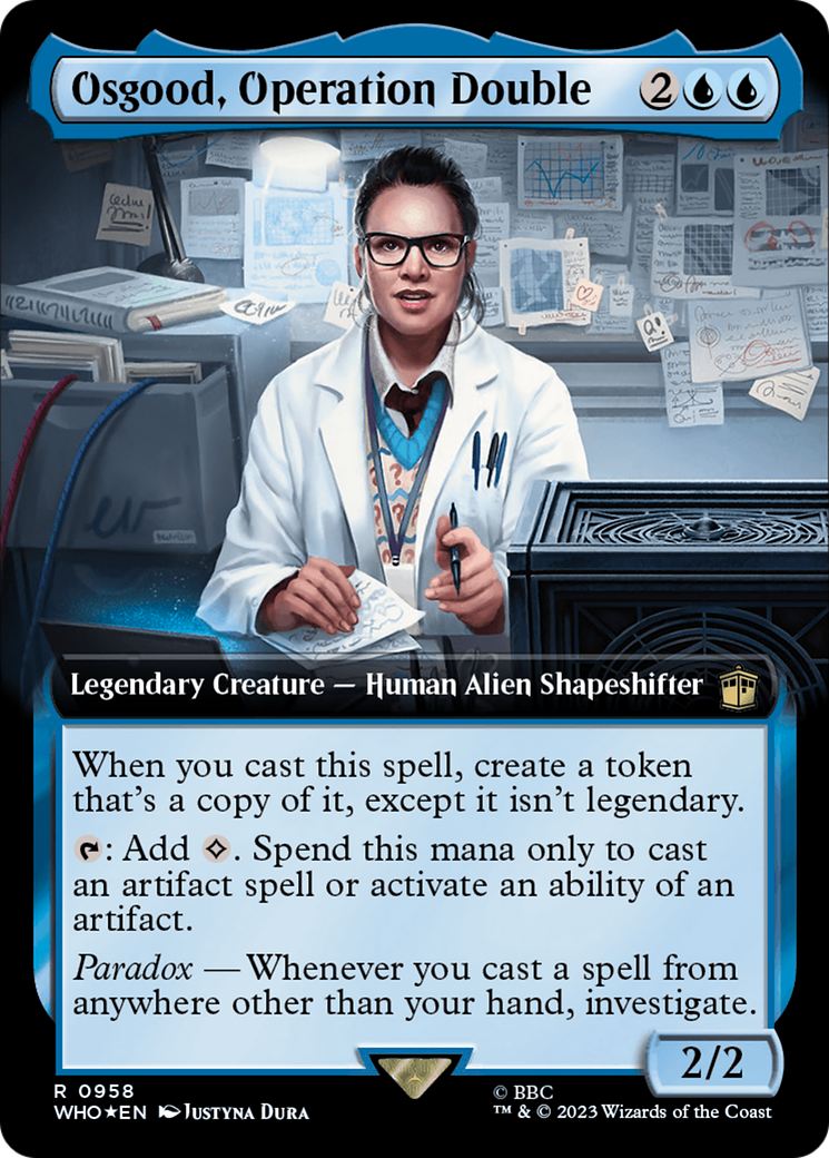 Osgood, Operation Double (Extended Art) (Surge Foil) [Doctor Who] | The Gaming-Verse