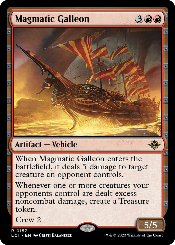 Magmatic Galleon [The Lost Caverns of Ixalan] | The Gaming-Verse