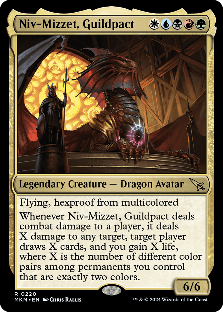 Niv-Mizzet, Guildpact [Murders at Karlov Manor] | The Gaming-Verse