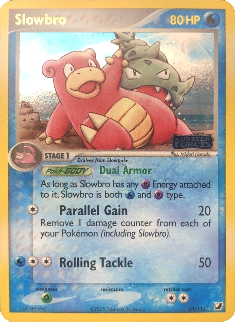 Slowbro (13/115) (Stamped) [EX: Unseen Forces] | The Gaming-Verse