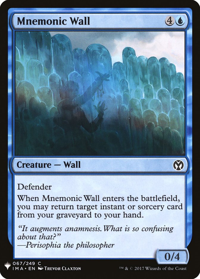 Mnemonic Wall [Mystery Booster] | The Gaming-Verse