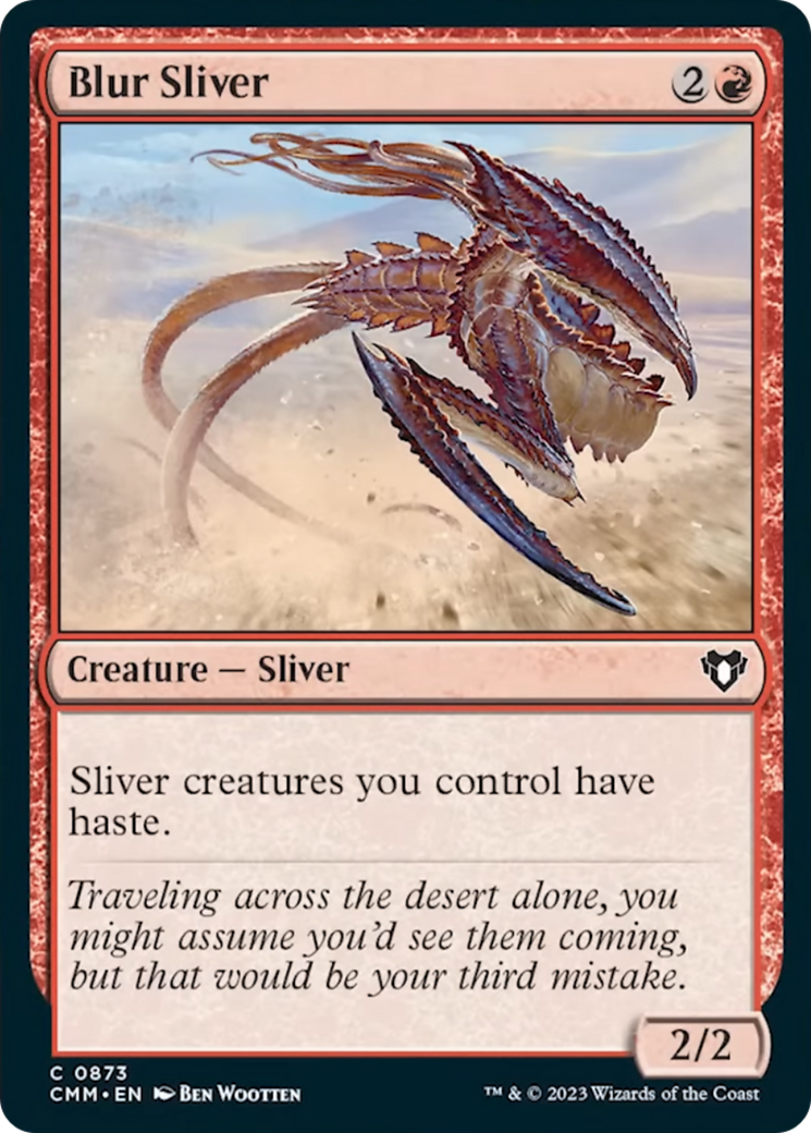 Blur Sliver [Commander Masters] | The Gaming-Verse