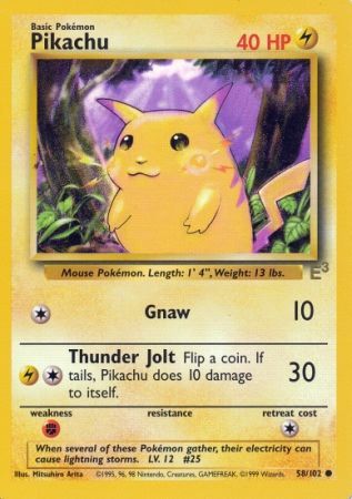 Pikachu (58/102) (E3 Stamped Promo) [Miscellaneous Cards] | The Gaming-Verse