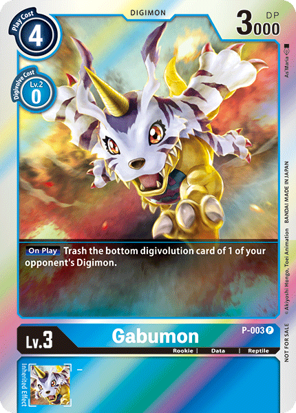 Gabumon [P-003] [Promotional Cards] | The Gaming-Verse