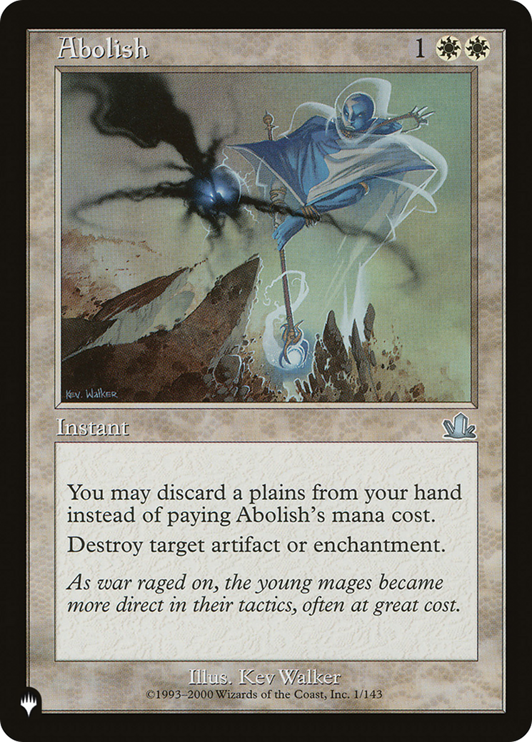 Abolish [The List Reprints] | The Gaming-Verse