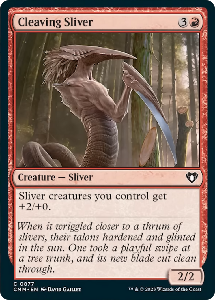 Cleaving Sliver [Commander Masters] | The Gaming-Verse