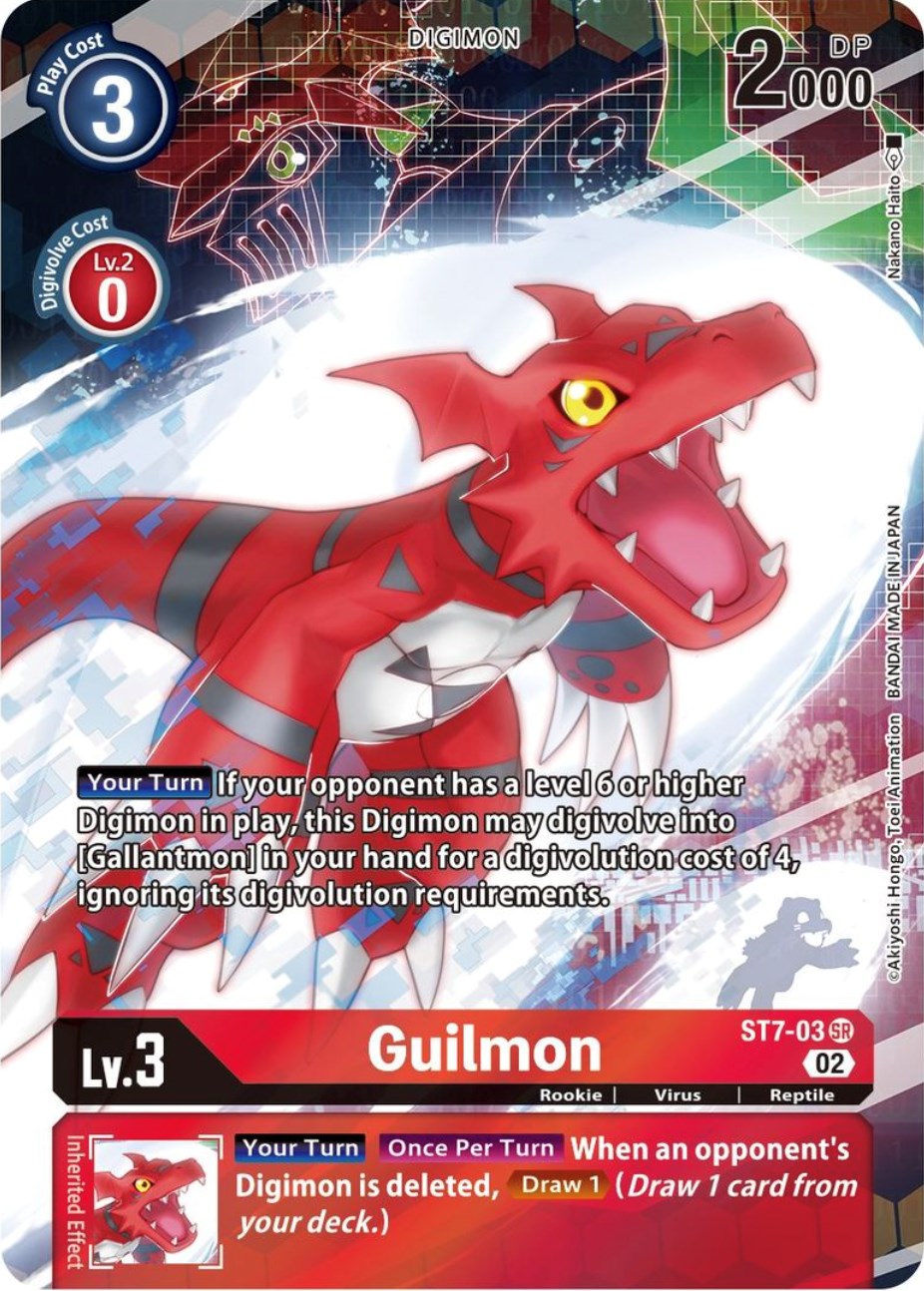 Guilmon [ST7-03] (Alternate Art) [Starter Deck: Beelzemon Advanced Deck Set] | The Gaming-Verse