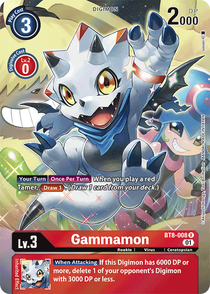 Gammamon [BT8-008] (Alternate Art) [New Awakening] | The Gaming-Verse