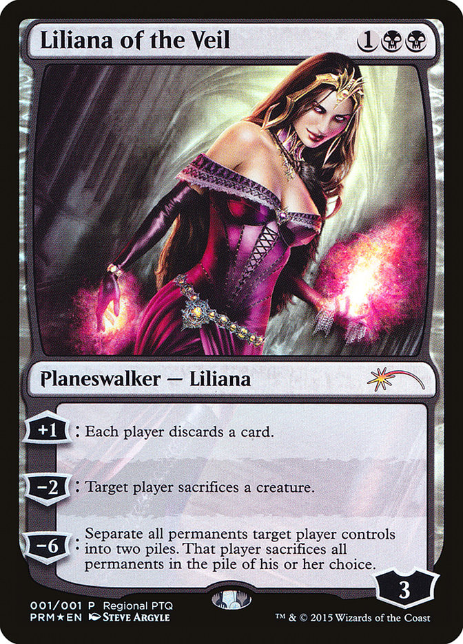 Liliana of the Veil (Regional PTQ) [Pro Tour Promos] | The Gaming-Verse