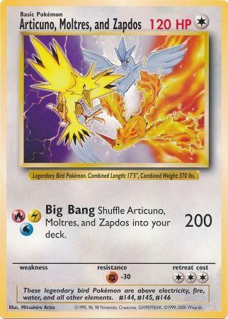 Articuno, Moltres, and Zapdos (Jumbo Card) [Miscellaneous Cards] | The Gaming-Verse