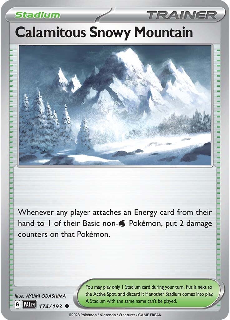 Calamitous Snowy Mountain (174/193) [Scarlet & Violet: Paldea Evolved] | The Gaming-Verse