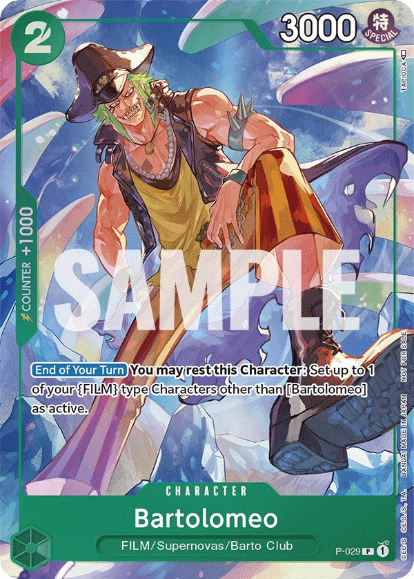 Bartolomeo (Event Pack Vol. 1) [One Piece Promotion Cards] | The Gaming-Verse