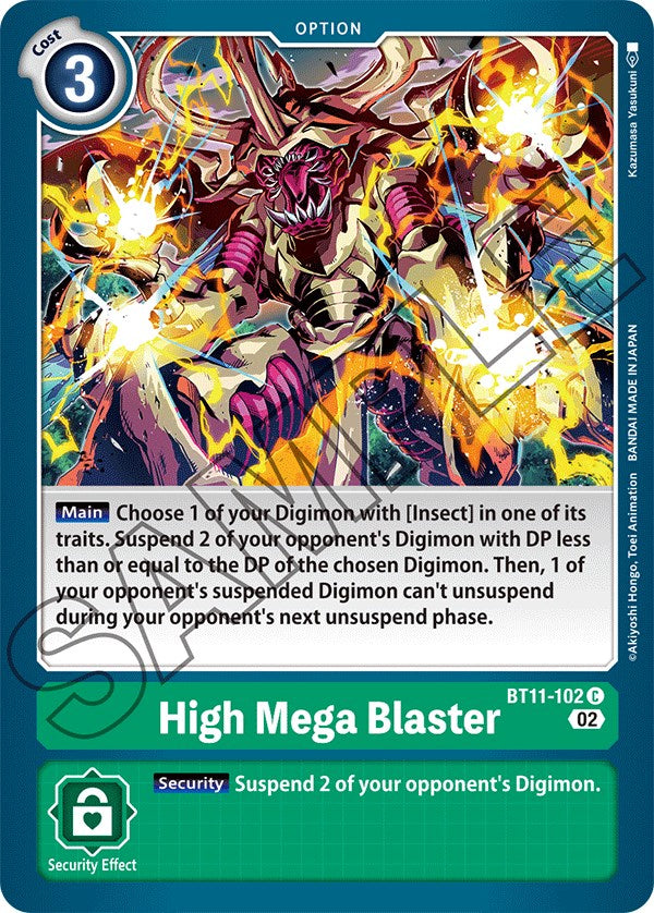 High Mega Blaster [BT11-102] [Dimensional Phase] | The Gaming-Verse