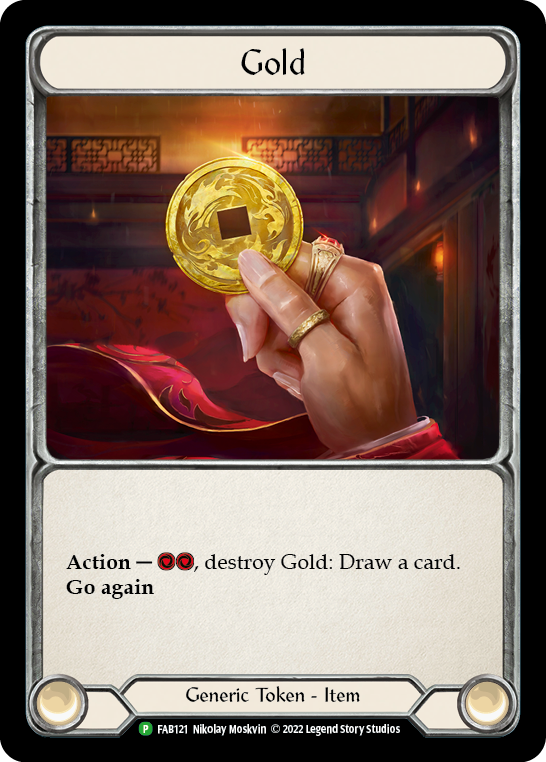 Gold [FAB121] (Promo)  Cold Foil | The Gaming-Verse