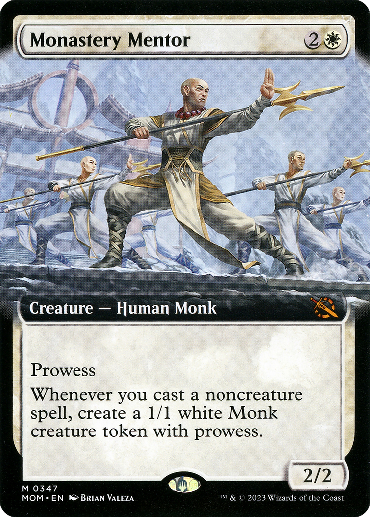 Monastery Mentor (Extended Art) [March of the Machine] | The Gaming-Verse