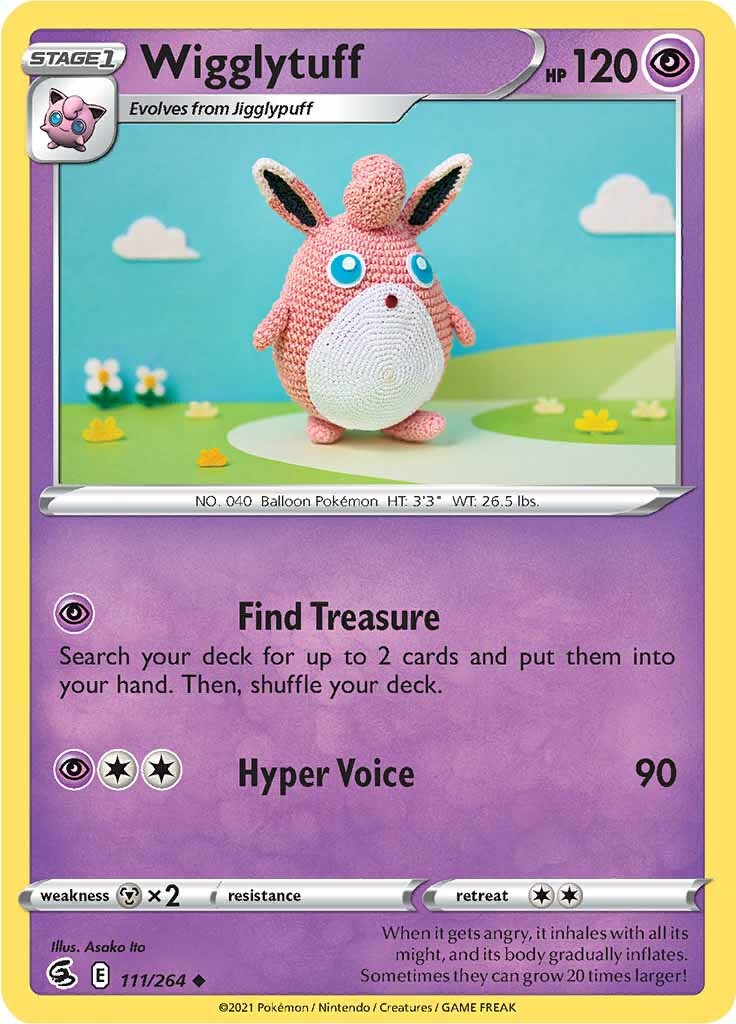 Wigglytuff (111/264) [Sword & Shield: Fusion Strike] | The Gaming-Verse