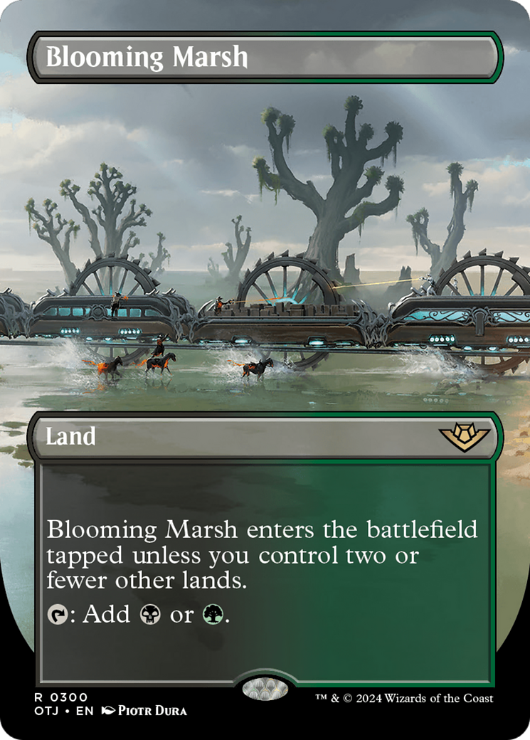 Blooming Marsh (Borderless) [Outlaws of Thunder Junction] | The Gaming-Verse