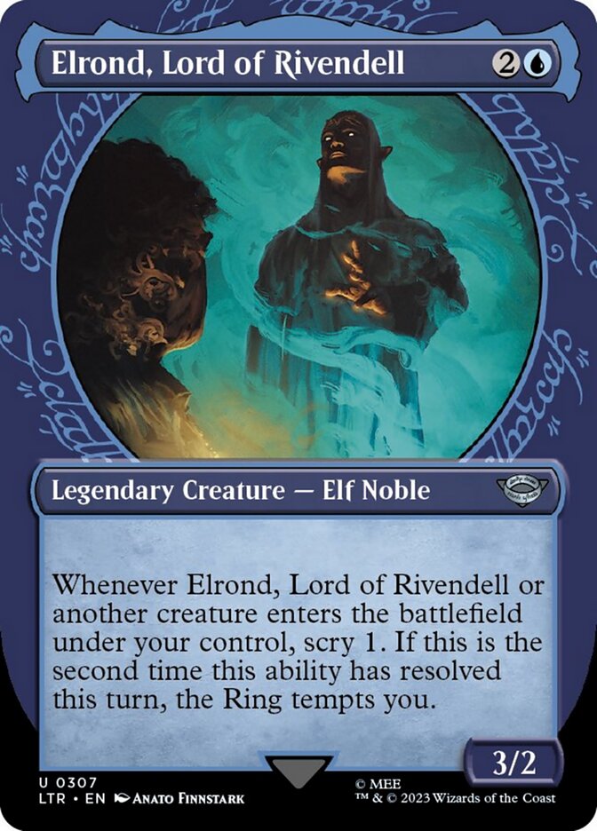 Elrond, Lord of Rivendell (Showcase Ring Frame) [The Lord of the Rings: Tales of Middle-Earth] | The Gaming-Verse