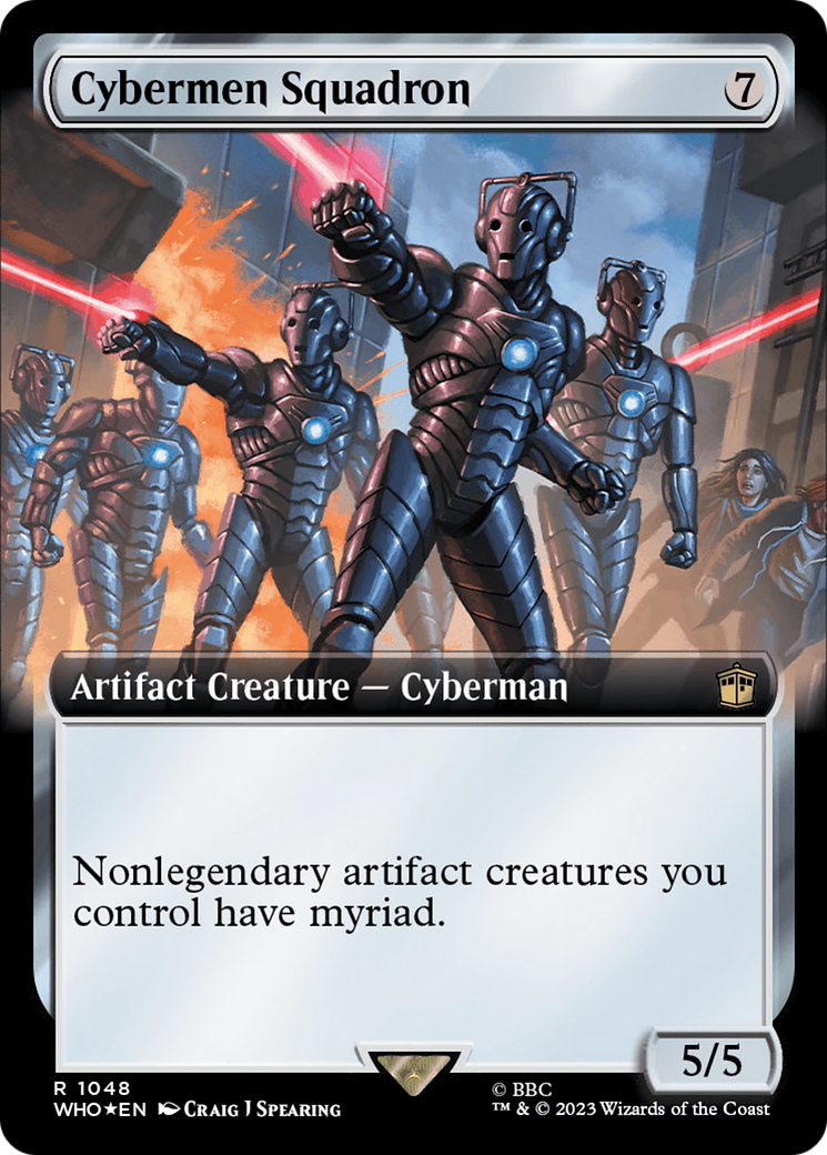 Cybermen Squadron (Extended Art) (Surge Foil) [Doctor Who] | The Gaming-Verse