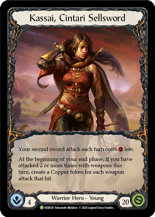 Kassai, Cintari Sellsword [HER029] (Promo)  Cold Foil | The Gaming-Verse