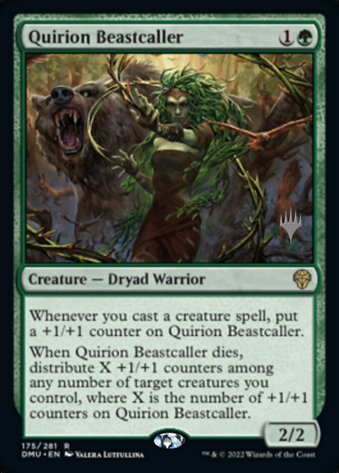 Quirion Beastcaller (Promo Pack) [Dominaria United Promos] | The Gaming-Verse