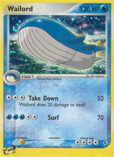 Wailord (14/109) [EX: Ruby & Sapphire] | The Gaming-Verse