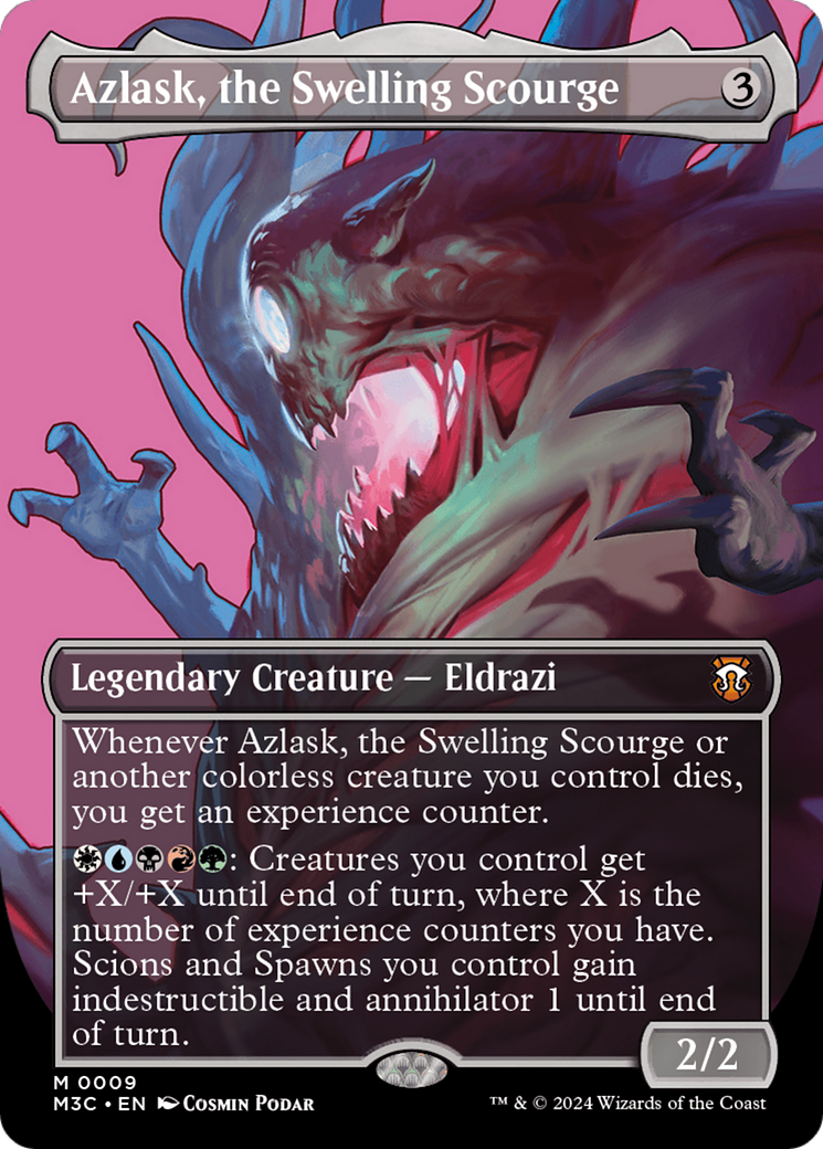 Azlask, the Swelling Scourge (Borderless) [Modern Horizons 3 Commander] | The Gaming-Verse