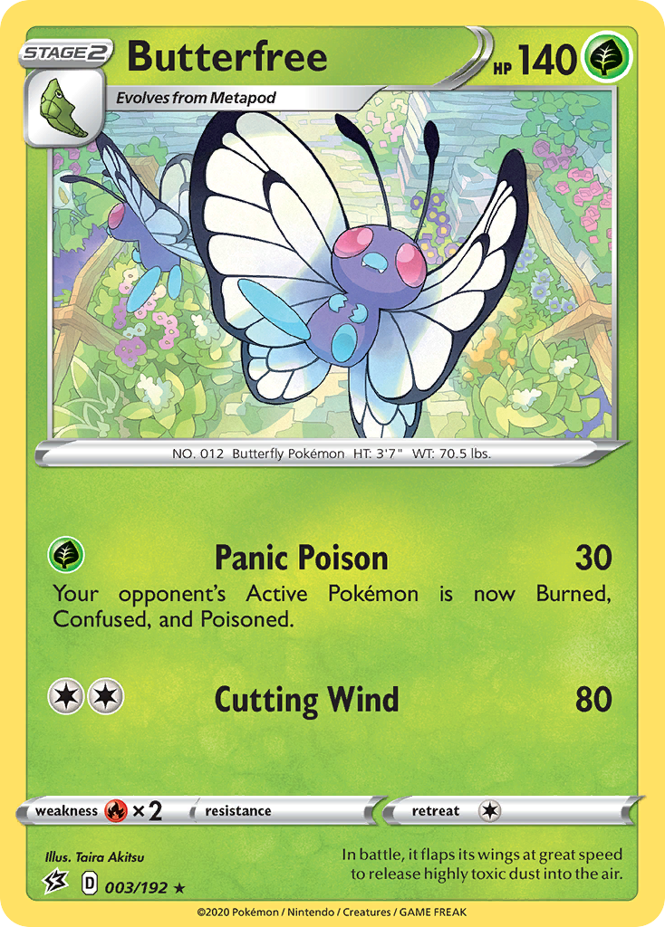 Butterfree (003/192) [Sword & Shield: Rebel Clash] | The Gaming-Verse