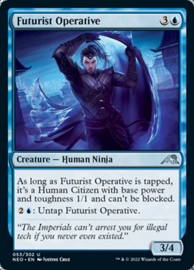 Futurist Operative [Kamigawa: Neon Dynasty] | The Gaming-Verse