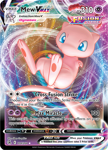 Mew VMAX (114/264) [Sword & Shield: Fusion Strike] | The Gaming-Verse